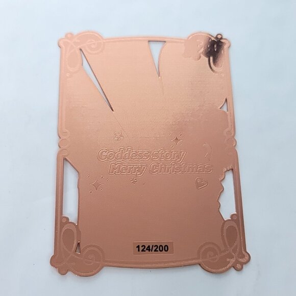 Marin Xmas Bikini Metal Card Limited LSP 124/200 Goddess Story Anime Card - Picture 2 of 3